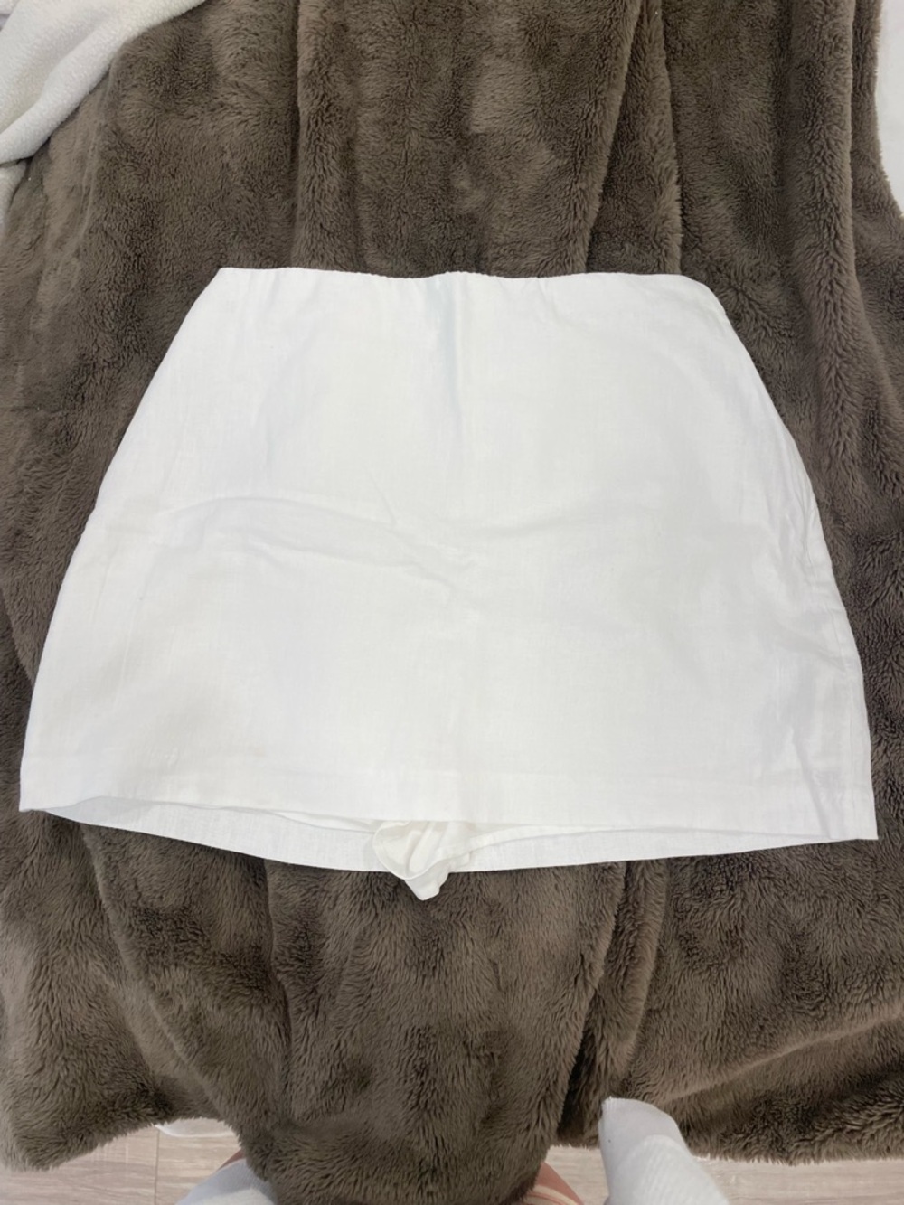 Abercrombie & Fitch Linen Mini Skirt